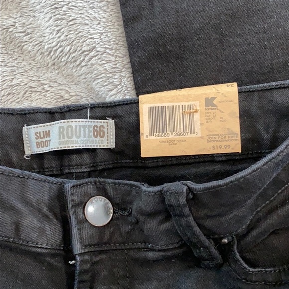 Route 66 Slim Boot Black Jeans 👖🎁🎁🎁🎁 - Picture 4 of 4